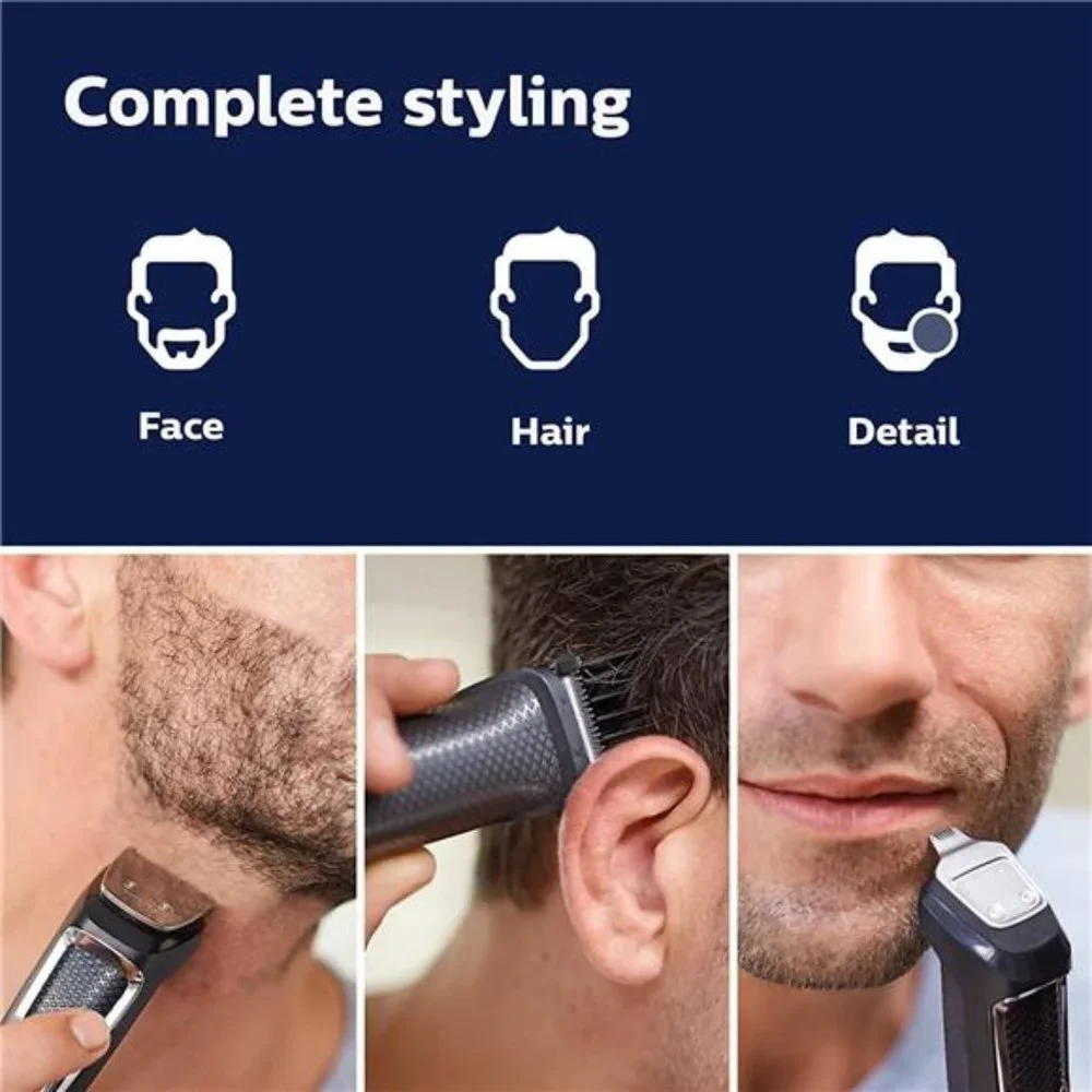 13 Pieces, Men's Grooming Kit All-in-One Trimmer Series 3000, Black